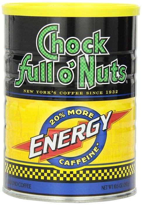 Chock full o'Nuts Coffee New York Roast Ground, 10.5 Ounce N20