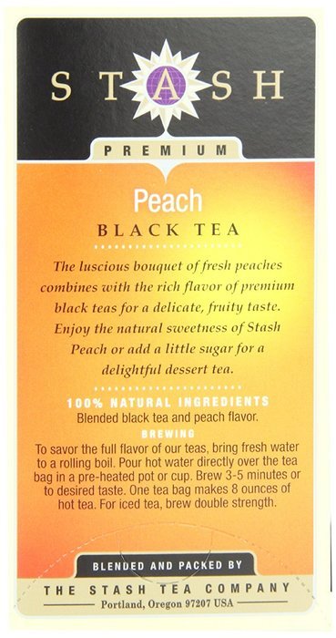 Stash Tea Chai Spice Black Tea, 20 Count Tea Bags in Foil (Pack of 6) N61