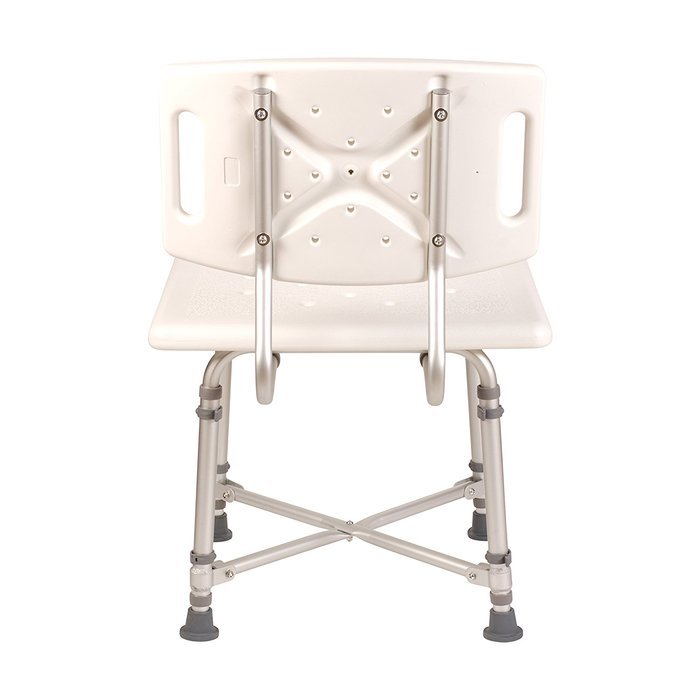 HealthSmart Germ-Free Heavy-Duty Bariatric Bath Seat Shower Chair with Removable Backrest, Supports up to 500...