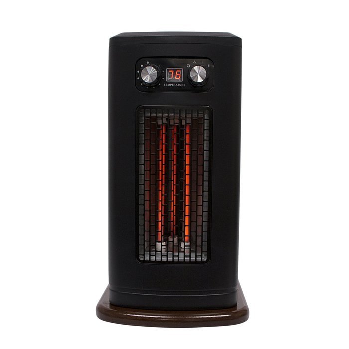 Walcut Luxury Deluxe Free Standing 1500W Mechanical Version 3 Infrared Quartz Tube Tower Heater N8
