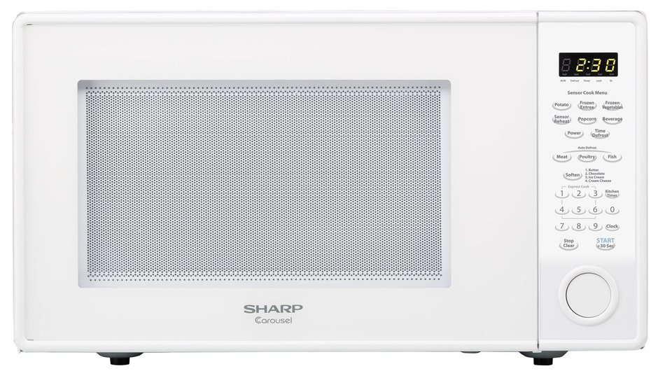 Sharp Countertop Microwave Oven ZR551ZS 1.8 cu. ft. 1100W Stainless Steel with Sensor Cooking N2