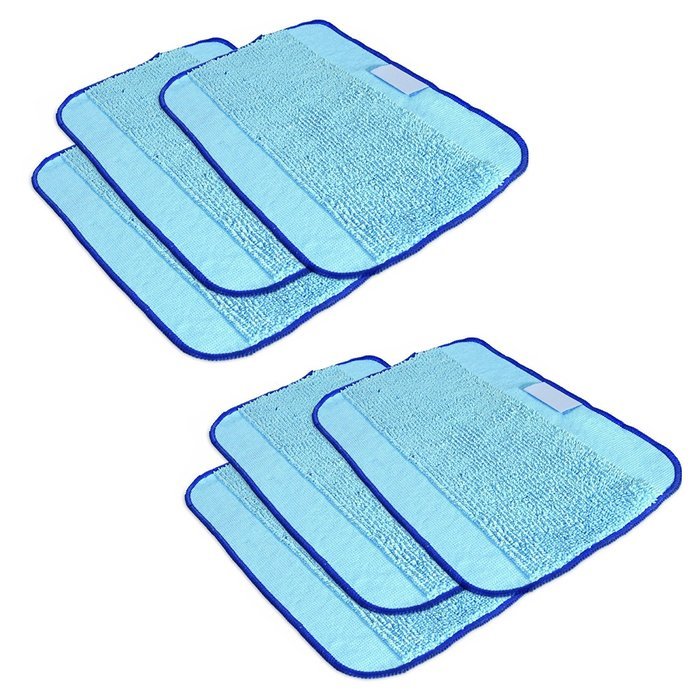 SHP-ZONE Microfiber 6-Pack, Pro-Clean Mopping Cloths for Braava Floor Mopping Robot 380 380T