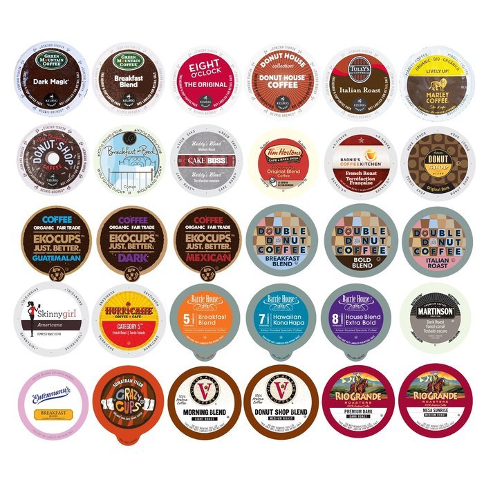 30-count Coffee Single Serve Cups for Keurig K-Cup Brewers Variety Pack Sampler