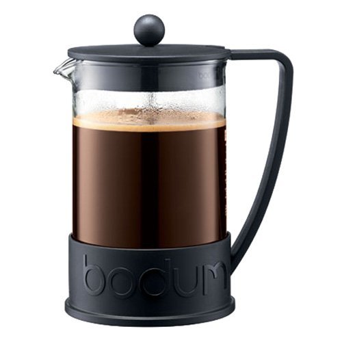 Bodum Brazil French Press Coffee Maker, 12-Cup, 1.5 L, 51-Ounce , Black