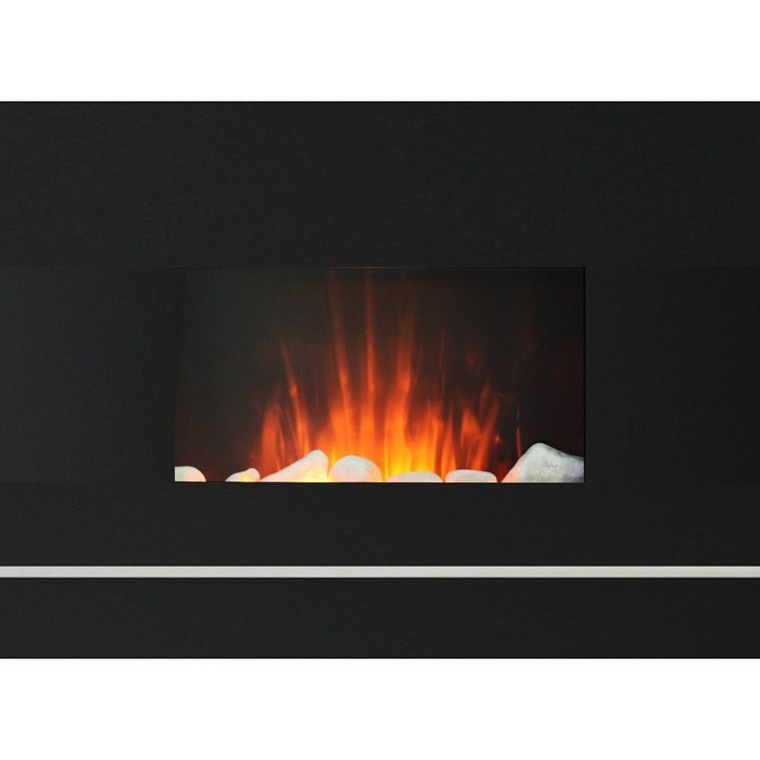 ELECTRIC WALL MOUNT FIREPLACE W/REMOTE 650/1350 WATT--DIGITAL REMOTE CONTROL 100% EFFICIENT N3