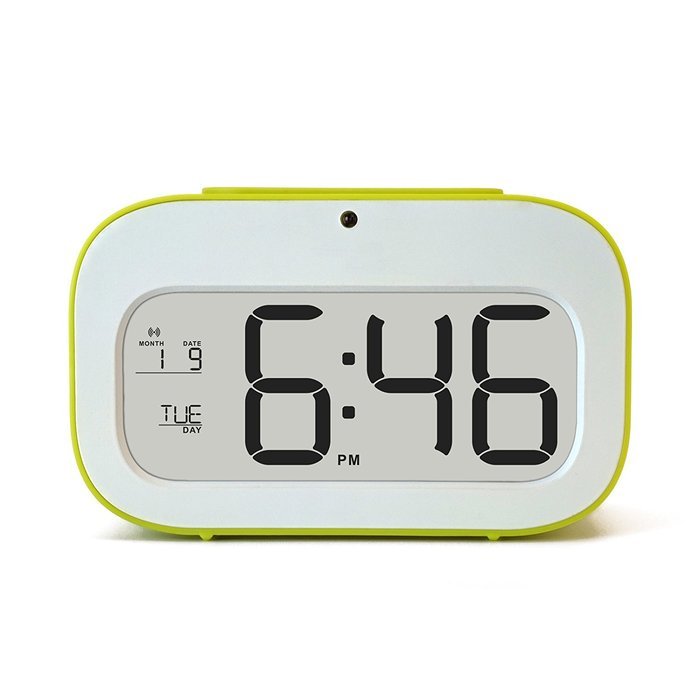 junjiada Digital Alarm Clock With Timer，Low Light Sensor Technology,Light On Backligt When Detect Low Light,Soft... N8