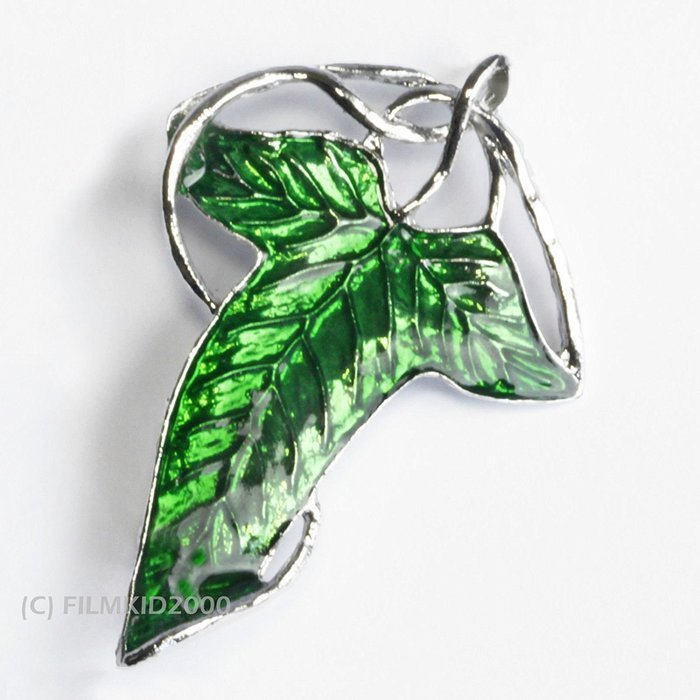Hobbit Elven Leaf Brooch Pin