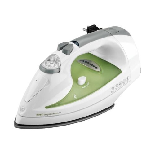 Black & Decker ICR500 Smart Steam Iron, White/Green