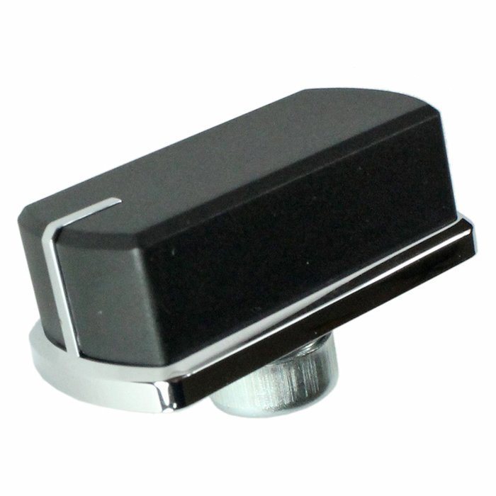 Belling Hob Oven Cooker Control Switch Knobs (Black / Silver, Pack of 6) N2