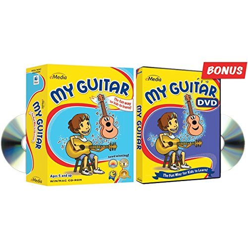 New EMEDIA EG09145 My Guitar CD-ROM and DVD 2-Pack