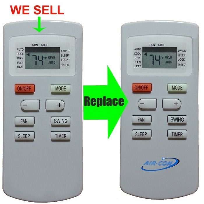 Replacement for AIR-CON Air Conditioner Remote Control YX1FF YX1F Works For ACZEM4C4R18 ACZEM4C4R24 N2
