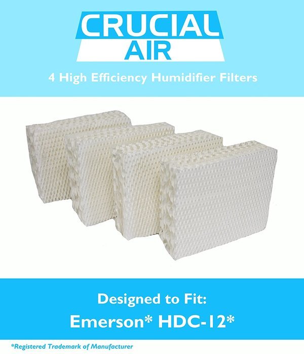 4PK Humidifier Wick Filters Fit Kenmore & Emerson, Part # HDC-12 & 14911
