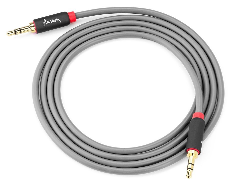 Aurum Cables Male to Male 3.5mm Universal 24K Gold Plated Auxiliary Audio Stereo Cable with 3 6.35mm Male to 3.5mm...