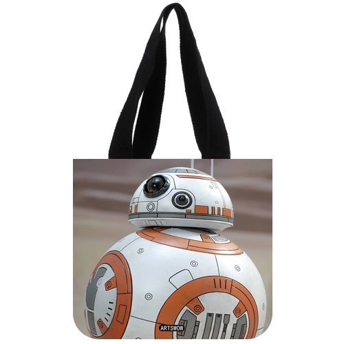 ARTSWOW Star Wars Millenium Falcon Cover Custom Eco Reusable Canvas Tote Bag Shopping Bags (2 Sides) N6