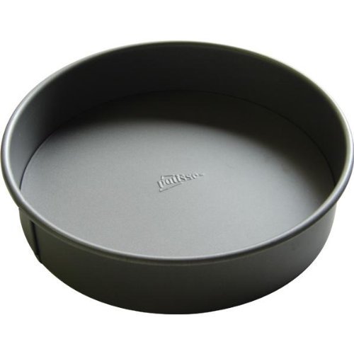 Patisse Silver-Top Sponge Pan with Nonstick Loose Base, 7", Silver Grey