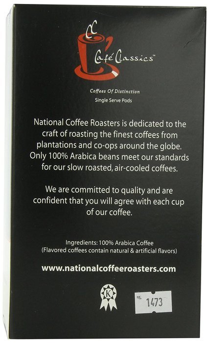 Cafe Classics Coffee Pods, French Vanilla, 15-Count (Pack of 3) N39