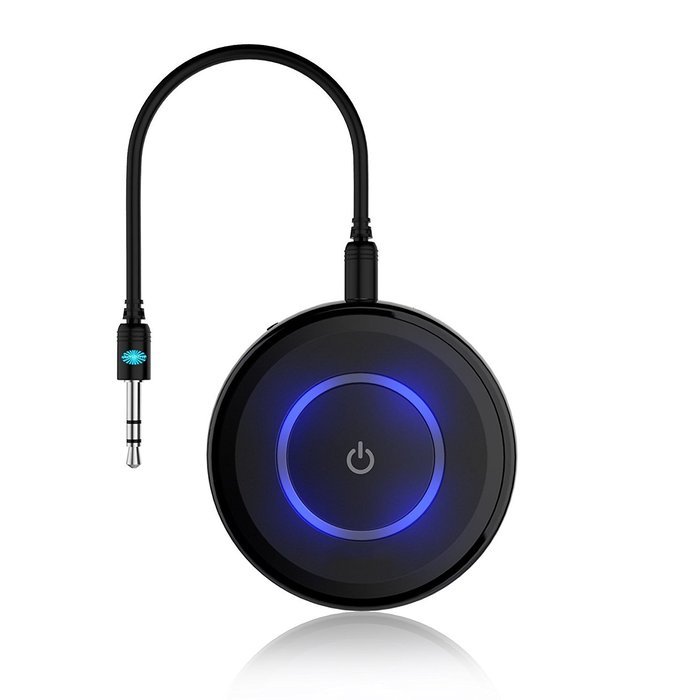 Portable Universal Mini Wireless Bluetooth V4.1 Car Kit Music Receiver w/ 3.5mm Aux Input Plug