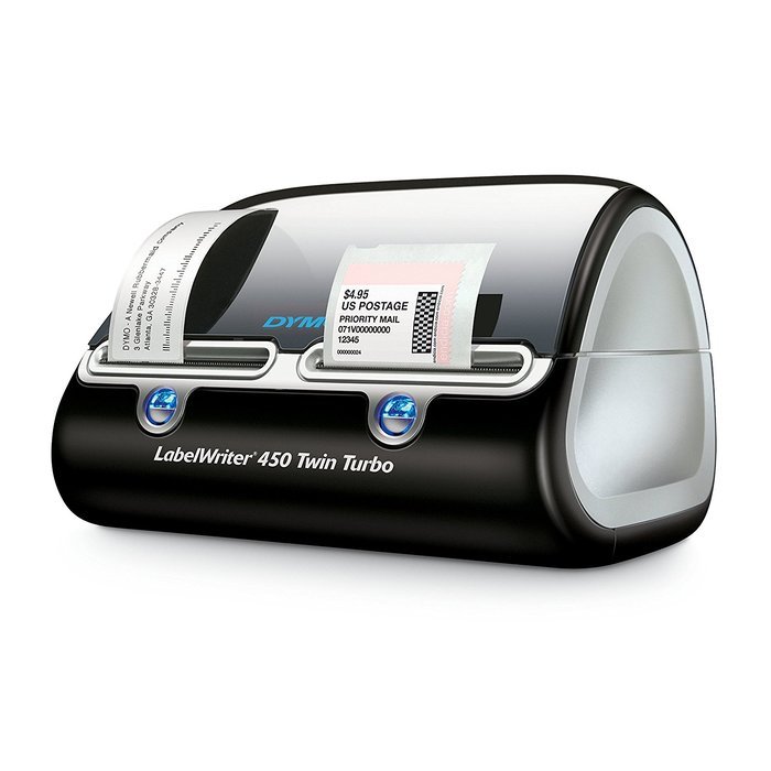 DYMO LabelWriter 450 Twin Turbo Label Maker with Bonus LW White Address Labels, 1-1/8-In. x 3-3-1/2-In., Roll...