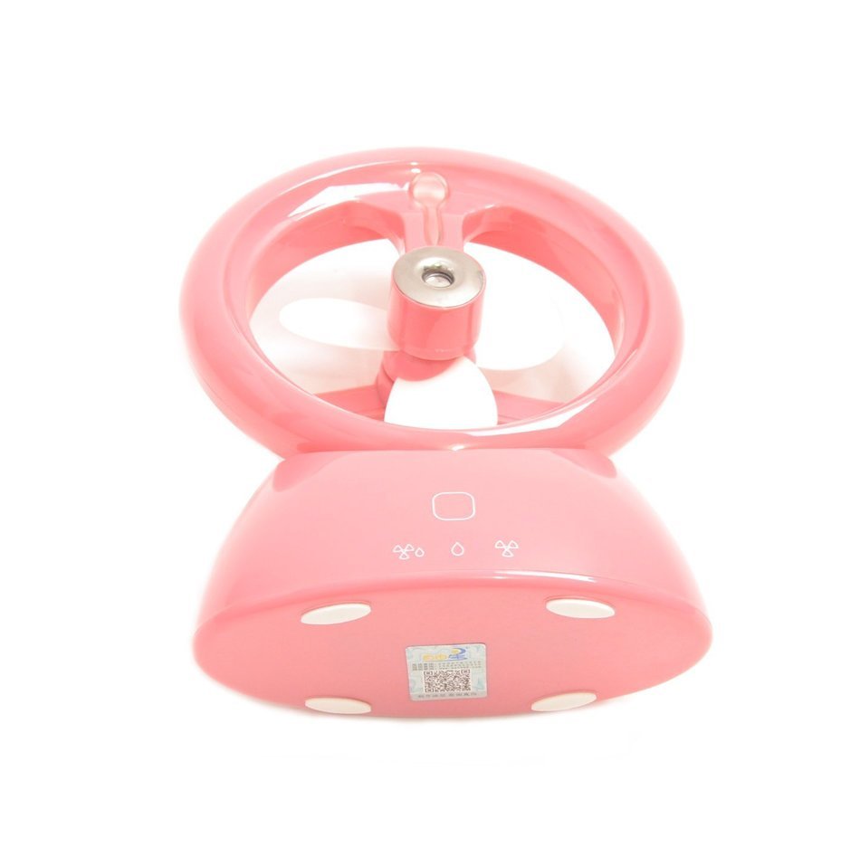 Mandydov USB 2 in 1 Colorful Mini Misting Fan with Personal Cooling Mist Humidifier for Home Office and Travel... N2