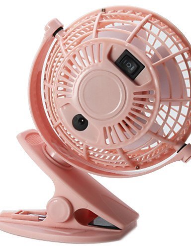 LBLI Desktop Fan For Chlidren Chargeable Fan Clip Base 2 Speeds Mini Portable Fan Battery or USB Power Supply... N6