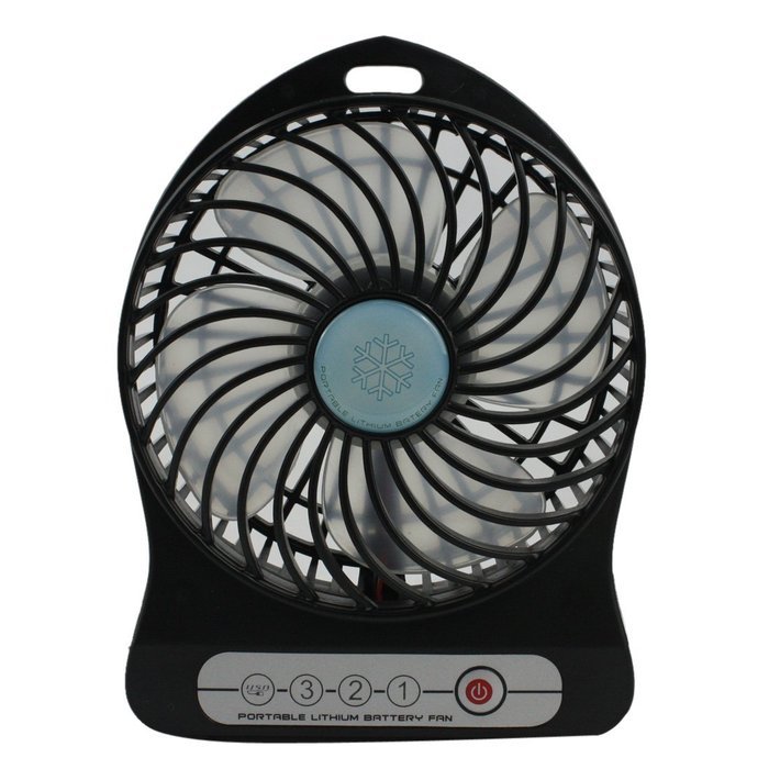 Mini Lithium Battery Fan Summer Portable Super Big Wind Operated Desk Small USB Rechargeable Battery Powered Handheld... N27