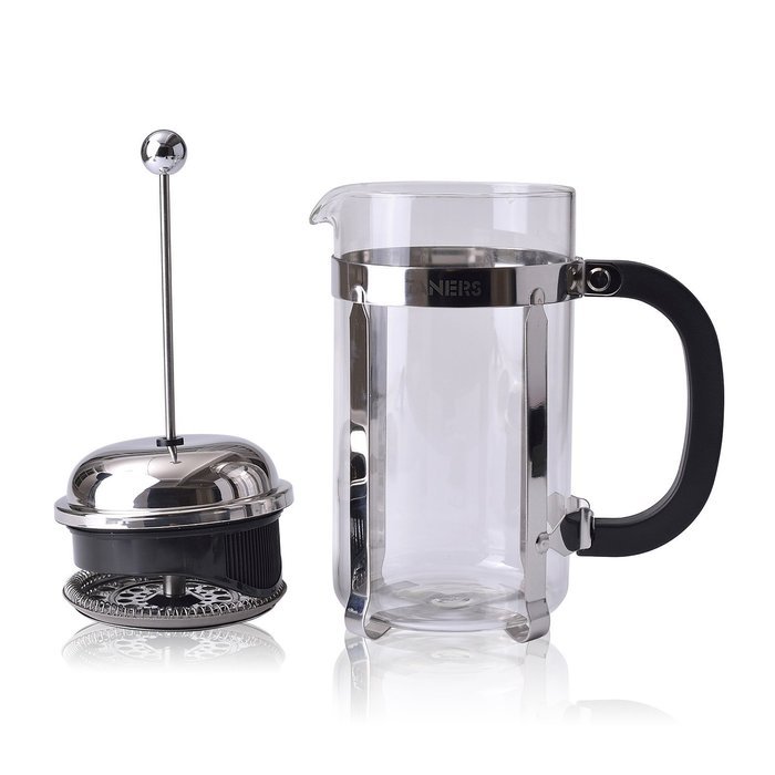 TANERS 8-cup French Press Coffee Maker & Tea Maker , 1 Liter 34oz, BONUS Extra Dual Layer Filter & Scoop & Elegant... N2