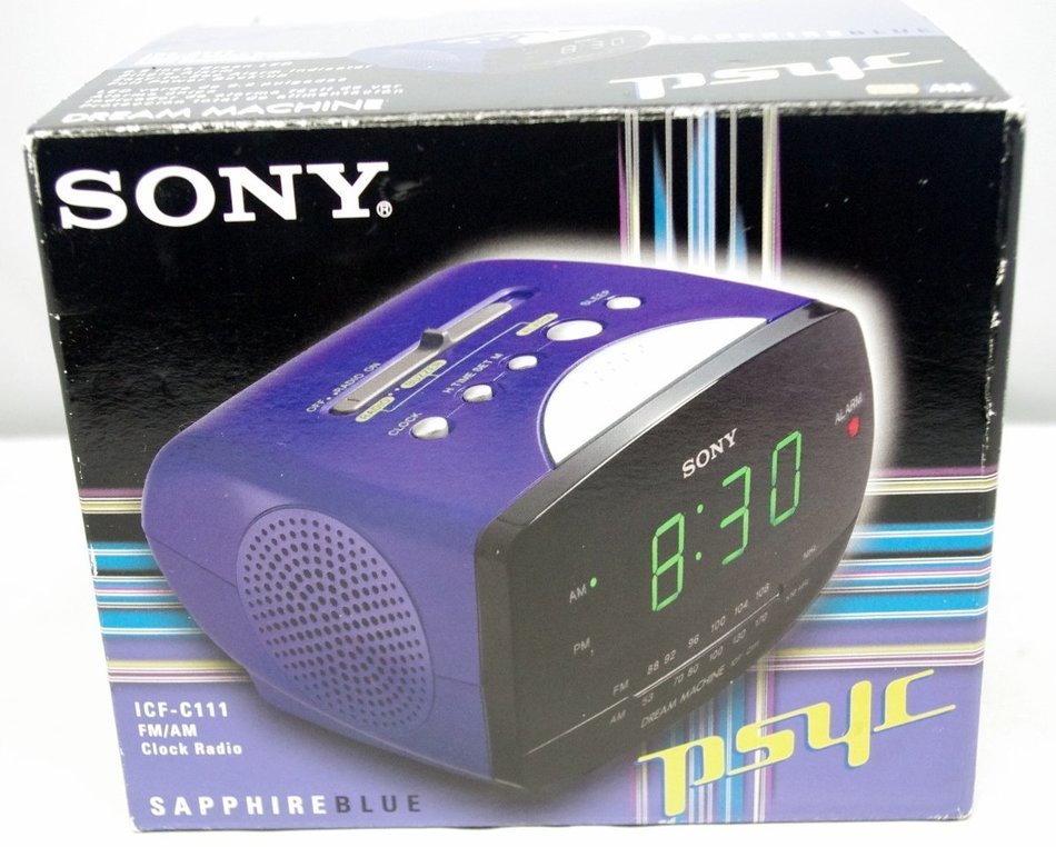Sony ICF-C111 - Clock radio - sapphire