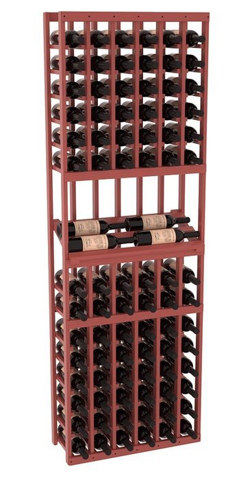 Wine Racks America Ponderosa Pine 6 Column Side Display Kit. 13 Stains to Choose From! N7