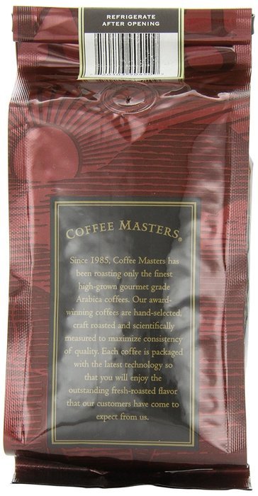 Coffee Masters Flavored Coffee, Cinnamon Hazlenut, Whole Bean, 12-Ounce Bags (Pack of 4) N3