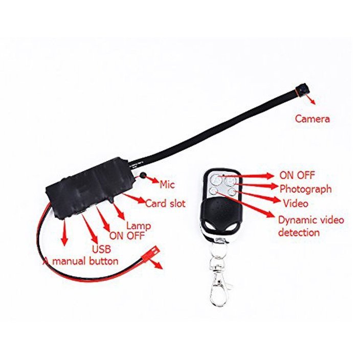MuLuo Full HD 19201080P Video Camera Mini Hidden Camera Motion Detection Remote Control N3