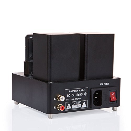 Gemtune APPJ PA1502A 6N4+6P6P tube headphone amplifier (Silver)