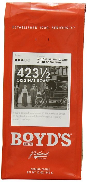 Boyd's Coffee Ground Coffee, Original Roast, Medium Roast , 12-Ounce Bag