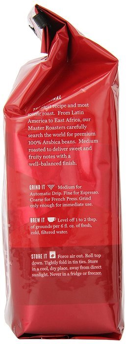Eight O'Clock The Original Whole Bean Coffee, 12-Ounce Bag (Pack of 6) N5