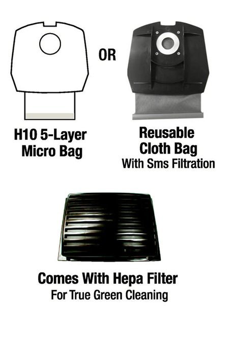 Clean Obsessed Commercial Lightweight Portable Canister Vacuum; Model CO711