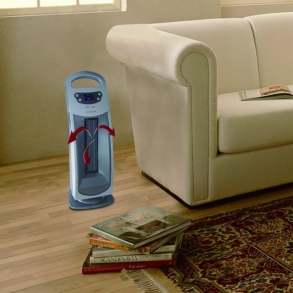Royal Sovereign Home Products HCE-200 Oscillating Ceramic Tower Heater, 22-Inch N2