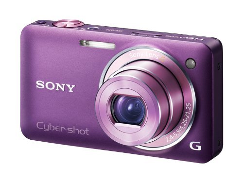SONY Digital Camera Cybershot WX5 (12.2MP CMOS/x5 Optical Zoom) Violet DSC-WX5/V - International Version