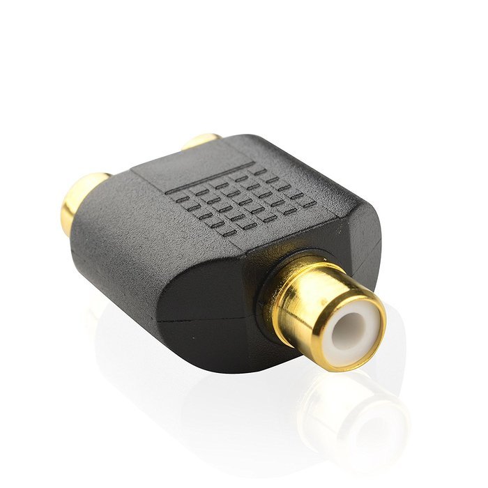 Cable Matters 5-Pack, Gold Plated 3-RCA Coupler N34