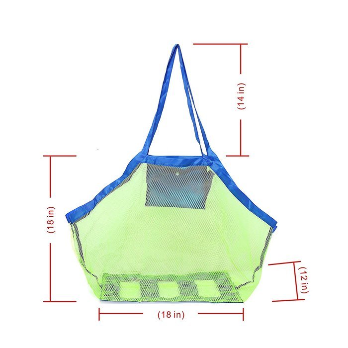 Shimin Brand Sand Away Mesh Beach Bag Tote( Upgrade Version) N4