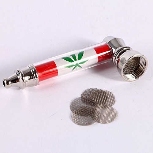 New Metal Pipe Jamaica Rasta Tobacco / Smoking Pipes Mill Smoke Detectors N2