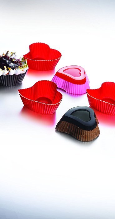 Siliconezone 5" Non-Stick Silicone Gingerbread Muffin Cup