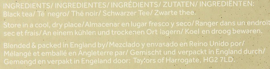 Taylors of Harrogate, Yorkshire Gold, 160-Count, Black Tea Bags N25