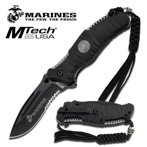 M-A1020BK US MARINES TACTICAL RESCUE ASSISTED 1OwZYdFLhM OPENING kQtGLxDN KNIFE - BLACK ajsks ajskdkw dkkdwoqkd...
