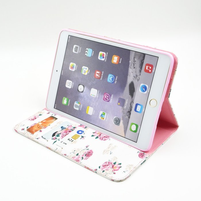 iPad Mini 1/2/3 Case, Firefish High Quality PU Leather Wallet Case [Card Pockets] and Kickstand Feature Case for... N62