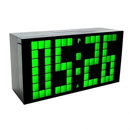 Careshine Careshine Big Jumbo LED Snooze Wall Desk Alarm Clock with Thermometer Indoor