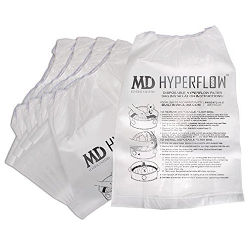 MD 5-Pack HyperFlow Paper Bags 8-gallon &hellip;