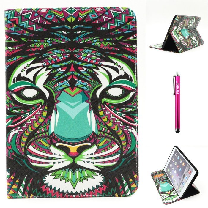 iPad Mini 1/2/3 Case, Firefish High Quality PU Leather Wallet Case [Card Pockets] and Kickstand Feature Case for... N100