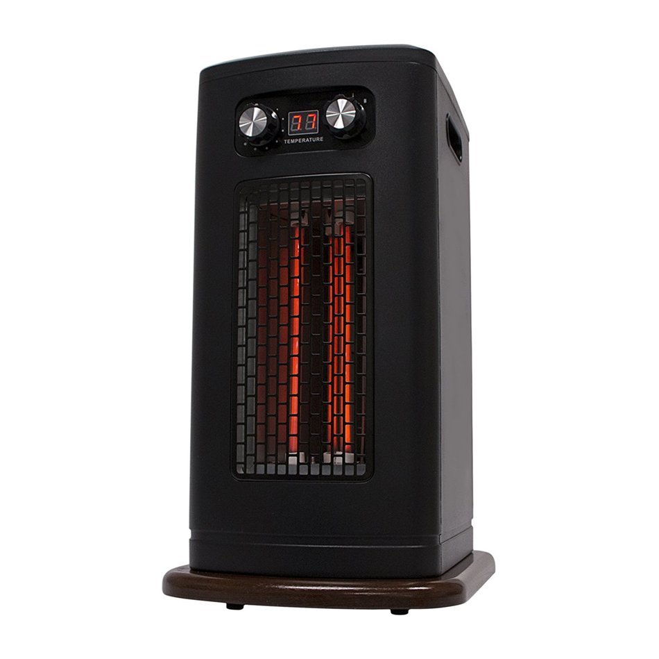 Walcut Luxury Deluxe Free Standing 1500W Mechanical Version 3 Infrared Quartz Tube Tower Heater N9
