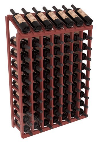 Wine Racks America Ponderosa Pine 7 Column 10 Row Display Top Kit. 13 Stains to Choose From! N3