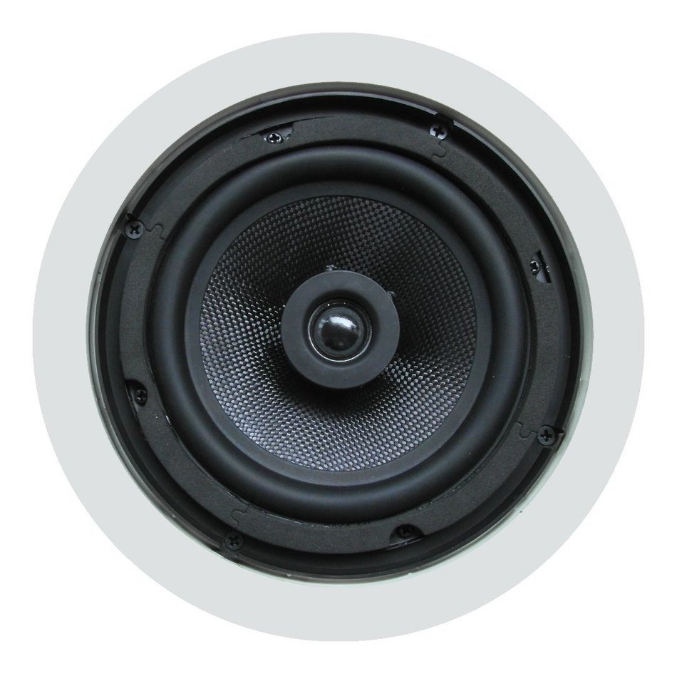 8", 20W In Ceiling Speaker, Ceiling Mount Speaker, 2-Way Coaxial Speaker, CS-308 N2