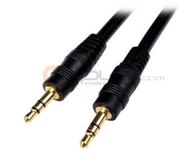 Cmple - Stereo Audio Patch Cable Male to Male 3.5mm - 100 FT N9
